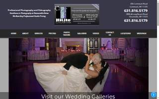 HiLite Studios Photographers website