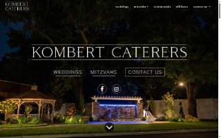 Kombert Caterers Inc website