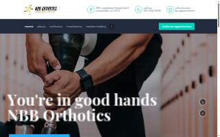 NBB Orthotics website