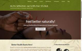 Sun Spring Acupuncture website