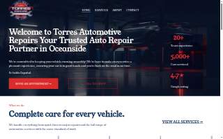 Torres Automotive Repairs LLC website