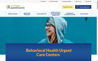 Citizen Advocates Behavioral Health Urgent Care Center website