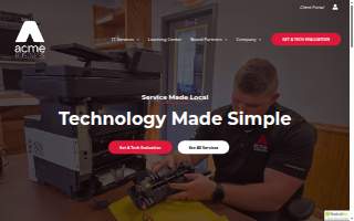 Acme Business website