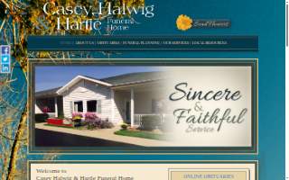 Casey Halwig & Hartle Funeral Home website