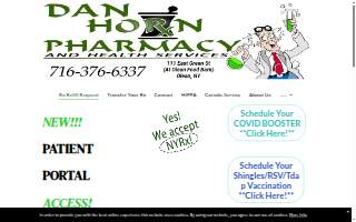 Dan Horn Pharmacy & Health Services website