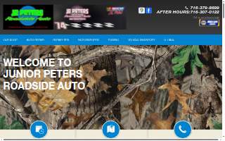 Junior Peters Roadside Auto website