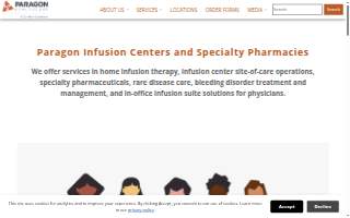 Paragon Behavioral Health Services website