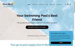 Pool Mart Olean website