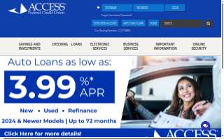 Access Federal Credit Union website