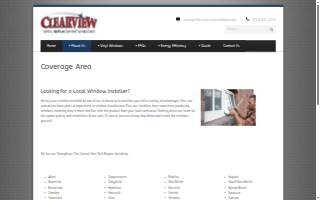 Clearview Vinyl Windows website