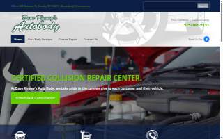 Dave Kinneys Auto Body website
