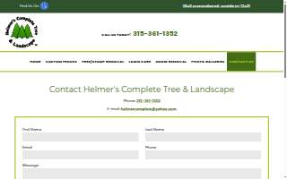 Helmer's Complete Tree and Landscape LLC website