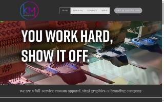 KM Graphics Co. website