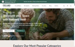 Treeland Nursery & Landscaping LLC website