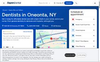 Aspen Dental - Oneonta website