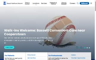 Bassett Healthcare Center website