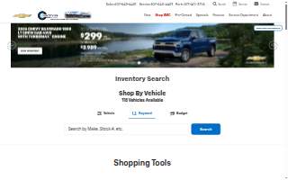 Country Club Motors website