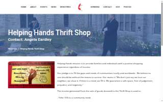 Helping Hands Thrift Shop website