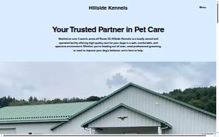 Hillside Kennels website