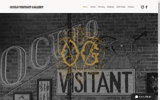 Oculo Visitant Gallery website