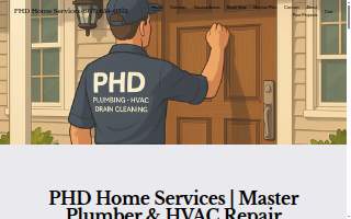 PHD Home Services website
