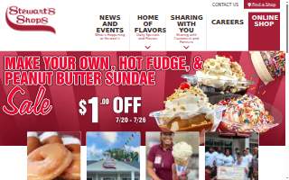 Stewart's Shops website