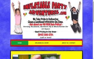 Inflatable Party Adventures website
