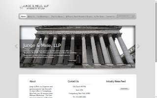 Junge & Mele, LLP website