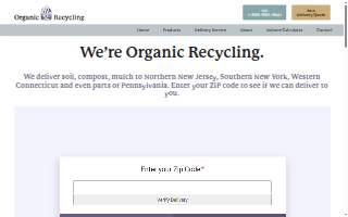 Organic Recycling Inc website
