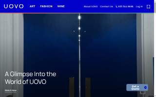 UOVO Wine Storage — New Jersey website