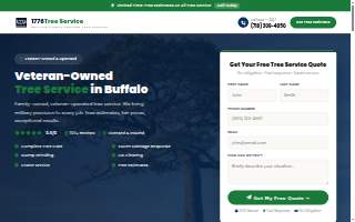 1776 Tree Service website