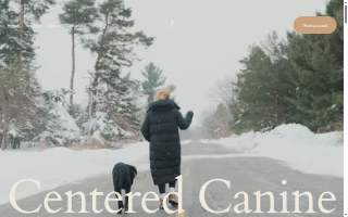 Centered Canine LLC website