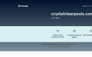 Crystal Clear Pools of Orchard Park website