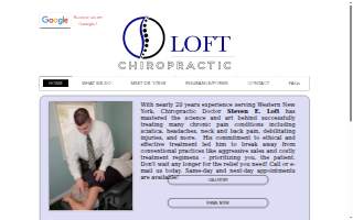 Loft Chiropractic - Steven E. Loft, DC website