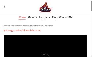 Red Dragon School of Martial Arts Inc. website
