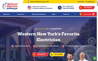 Scherer Electric of Orchard Park website