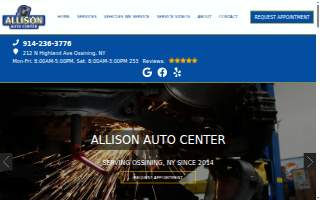 Allison Auto Center website