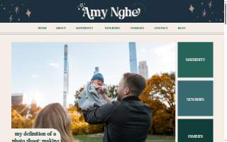 Amy Nghe Photography website