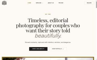 H & H Photographers website