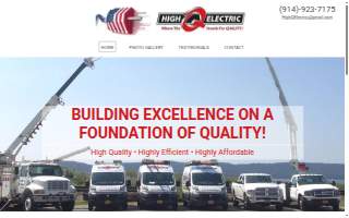 High Q Electric website