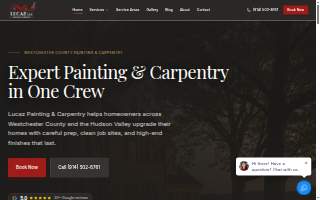LUCAZ Painting & Carpentry website