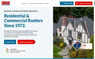 MCAS Roofing & Contracting, Inc. website