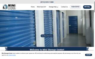Mini Storage Center of Ossining website