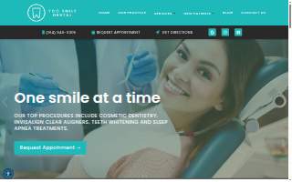 Peter Yoo DMD (Yoosmiledental) website