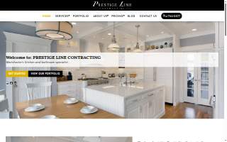 Prestige Line Contracting - Premier Construction & Renovation Services website