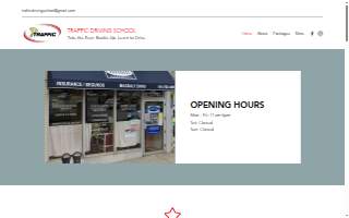 Traffic Driving School website