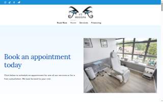 V2 Medspa website