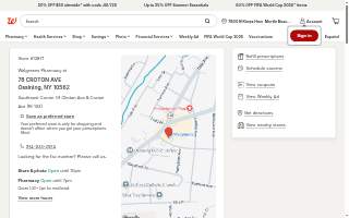Walgreens of Ossining website