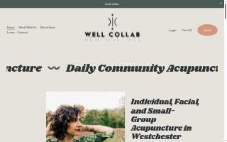 Well Collab Acupuncture Ossining website