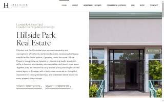 Hillside Park Real Estate Townhouses website